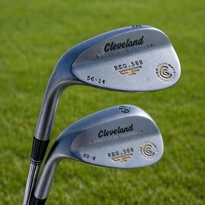 Cleveland 588 Tour Zip Grooves 56.14 60.08 LH Wedge Set Project X 6.0 Stiff